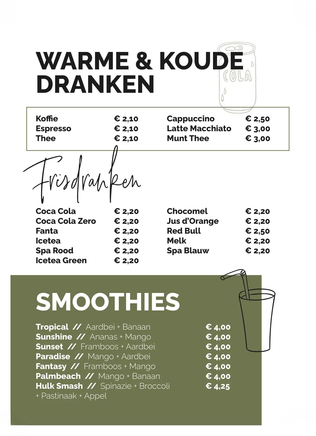 De-eetfabriek menukaart 5