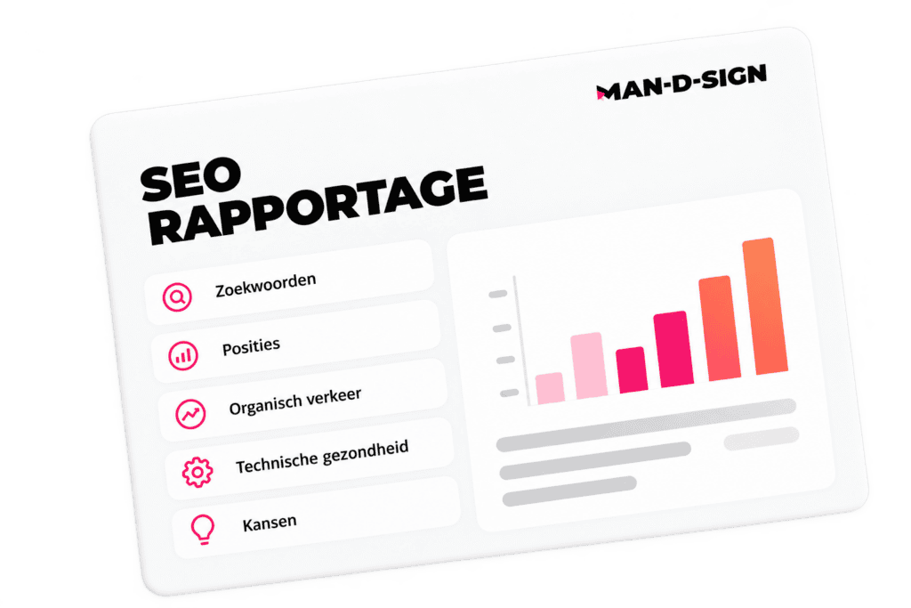Een rapportage van de resultaten van SEO